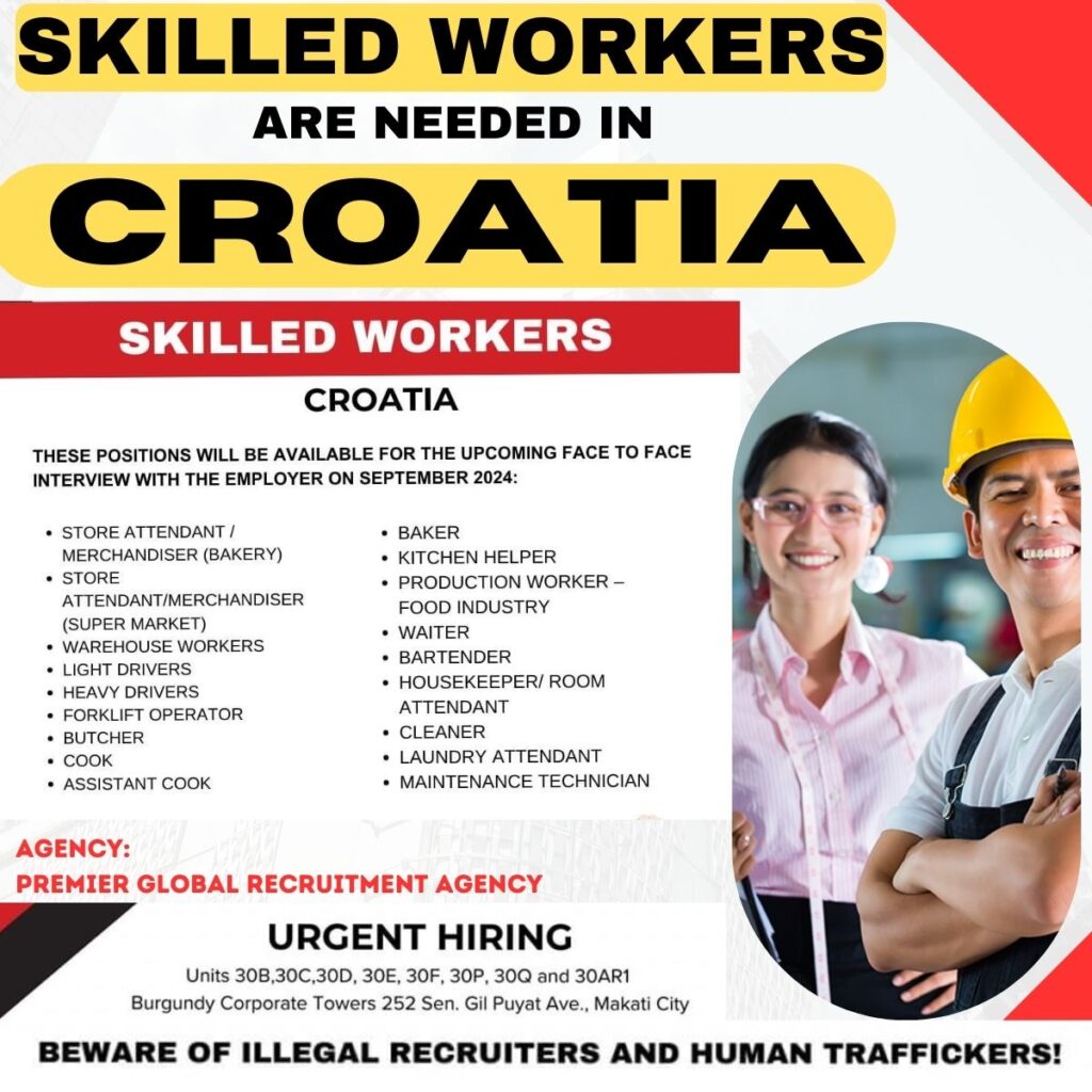 Hiring Skilled Workers in Croatia